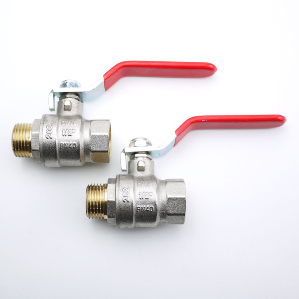 Кран шаровый TEBO 1/2" вн/нар, ручка, ДУ15, полнопроходной (2 штуки ...