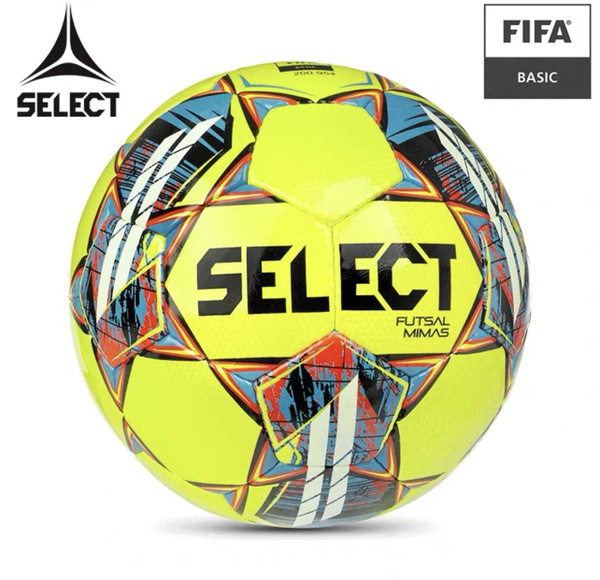 Футбольный мяч Select мяч футзал, 4 размер, желтый, голубой купить по ...