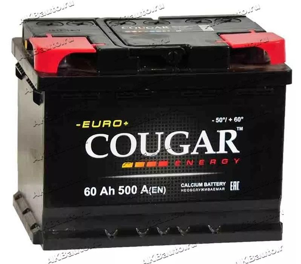 Аккумулятор автомобильный COUGAR 60277 купить по выгодной цене в ...