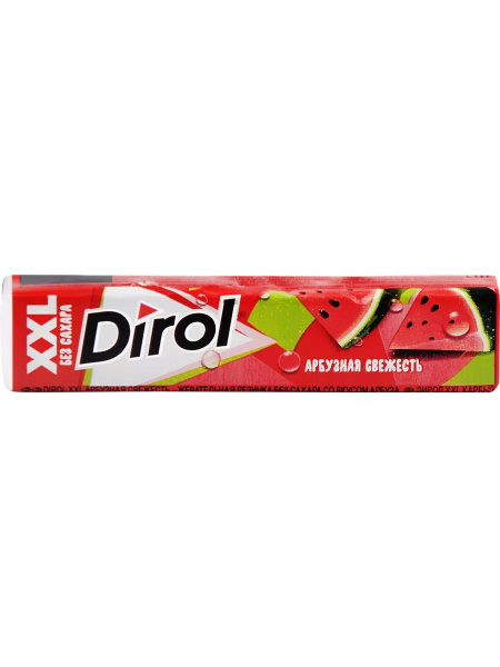 Жевательная резинка DIROL XXL Арбузная свежесть без сахара, - купить с ...