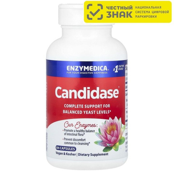 ENZYMEDICA Candidase,84 капсулы - купить с доставкой по выгодным ценам ...