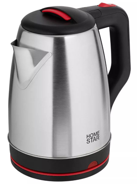 HomeStar Электрический чайник 107000а, хром, черный купить на OZON по ...