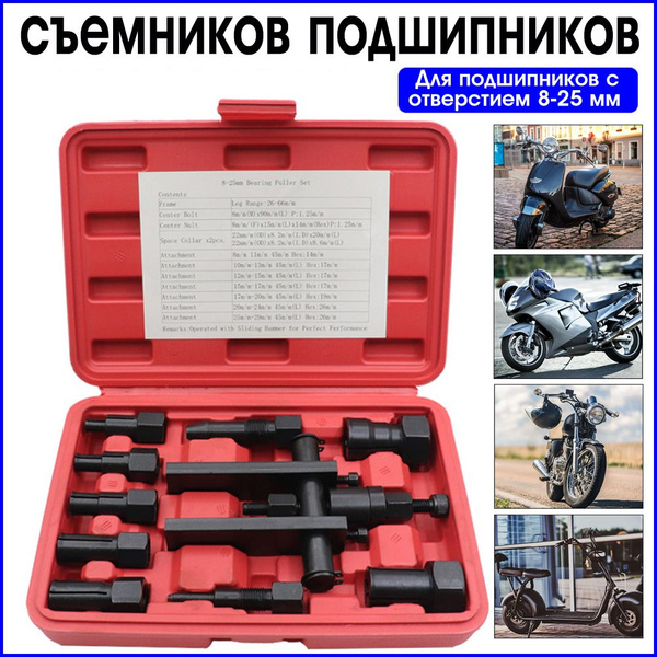 Набор съемников подшипников сепараторного типа 8-25мм - купить с ...