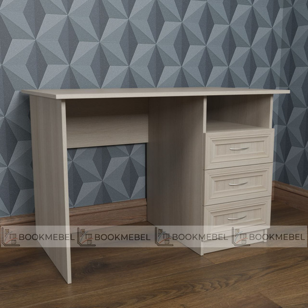 Письменный стол Bookmebel С ВЫДВИЖНЫМИ ЯЩИКАМИ ПС-7, 100х60х75 см ...