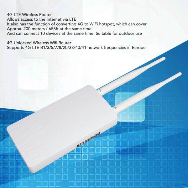 Характеристики Маршрутизатор 4G LTE POE Wifi с разъемом SIM - карты 300 ...
