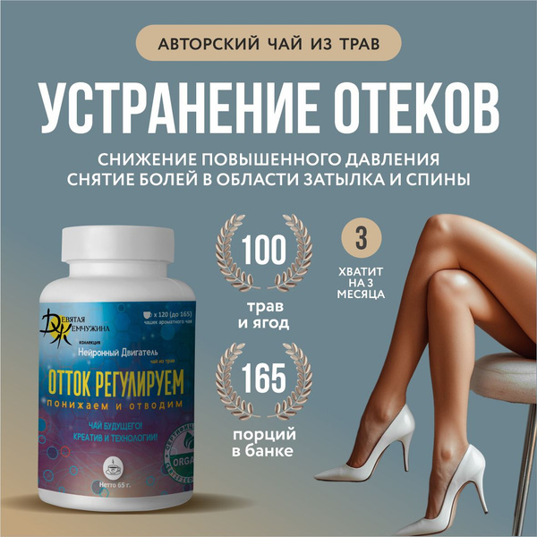 Дренажный напиток от отеков, чай от отеков и давления, гипертонии и ...