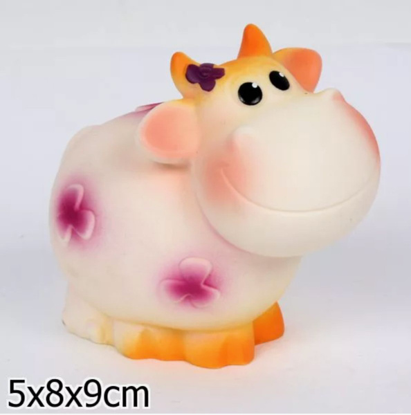 Игрушка для ванной "Корова Ромашка", 8см, в сетке, арт. С-1166 - купить ...