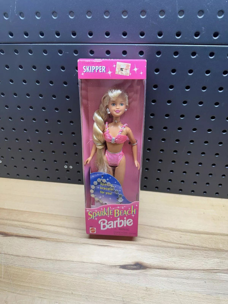 Sparkle Beach Barbie Glitter Beach Barbie Blonde 1995 Mattel