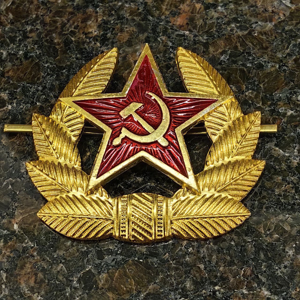 Кокарда СОЛДАТСКАЯ ЗВЕЗДА СССР в обрамлении - купить с доставкой по ...