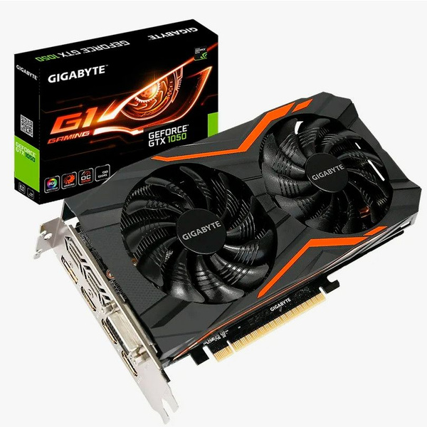 Видеокарта Gigabyte GeForce GTX 1050, 2 ГБ PCI Express 3.0 DVI ...