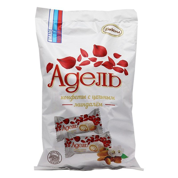 Конфеты Акконд Адель цельный миндаль, 500г купить на OZON по низкой ...