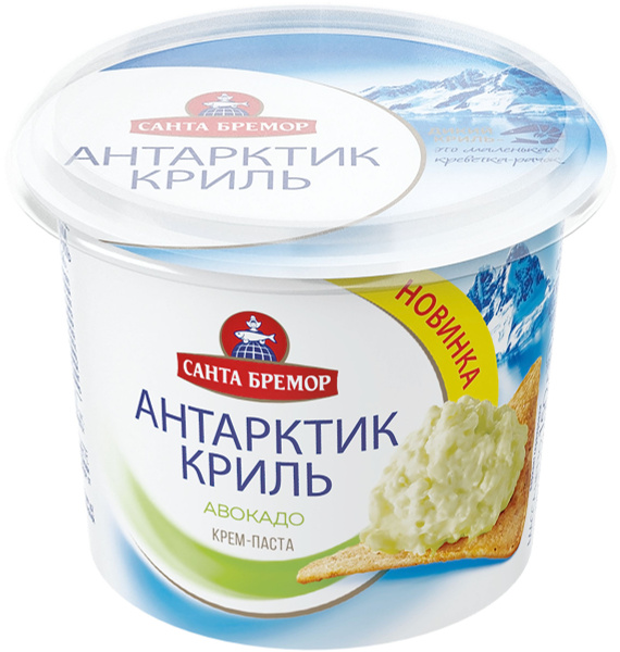 Паста САНТА БРЕМОР Антарктик-Криль с антарктическим крилем с авокадо ...