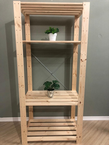 Стеллаж Хейне_StellageHejne_1_4p_50, 78х50х171 см, IKEA - купить по ...