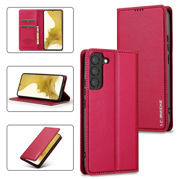 LCIMEEKE Премиум-класса Кожаный Чехол Для Samsung Galaxy S21+, S21 Plus ...