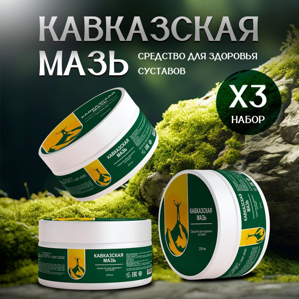 Кавказская мазь - Натуральное средство для суставов и связок купить на ...