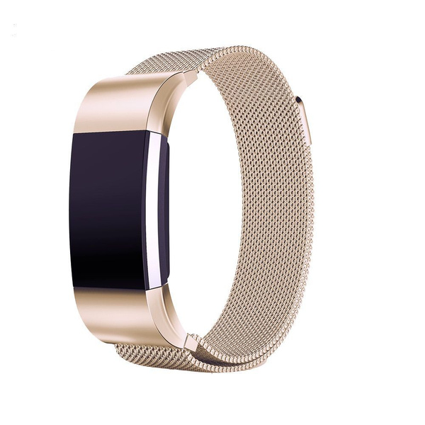 Металлический ремешок миланская петля для Fitbit Charge 2 с магнитной ...