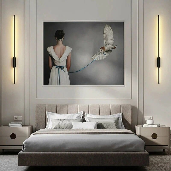 Светильник настенный светодиодный, 60 см 12W Черный купить на OZON по ...