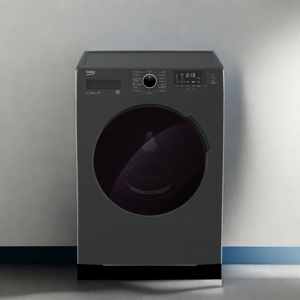 Beko Стиральная машина WSPE7612A, темно-серый купить на OZON по низкой ...