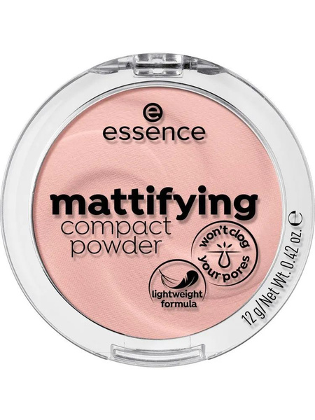 Essence Компактная пудра для лица Mattifying Compact Powder 12г: 10 ...