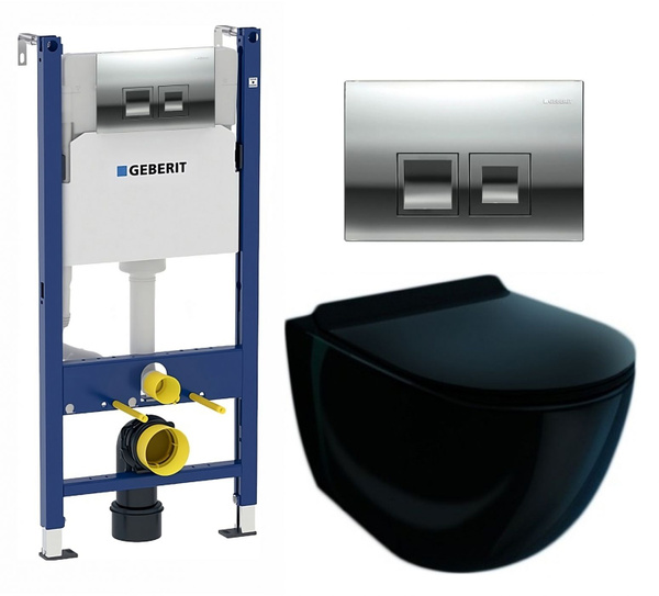 Характеристики Комплект 3 в 1 инсталляция Geberit Duofix + Унитаз ...