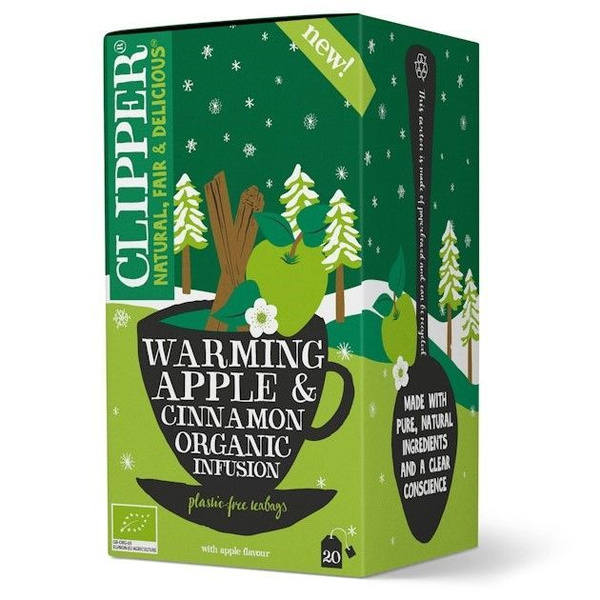 Чай органический согревающий Clipper (Organic) со вкусом яблока и ...