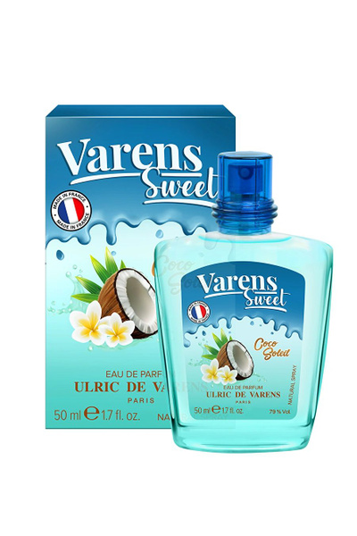 Parfum Varens Sweet - Eau De Parfum Noix De Coco Soleil 50ml Pour Femme, Vanillée - Neuf