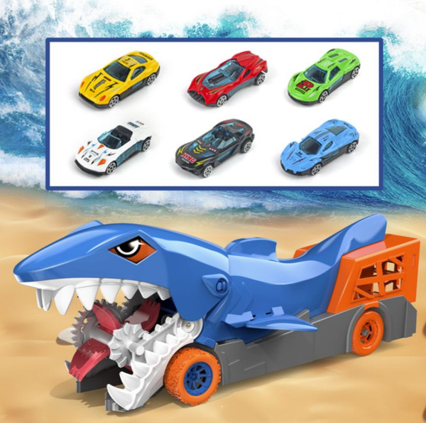 Hot Wheels Игрушечный трек Грузовик Голодная акула GVG36 купить на OZON ...