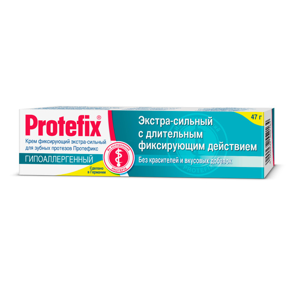 Protefix Крем фиксирующий для зубных протезов экстра сильный ...