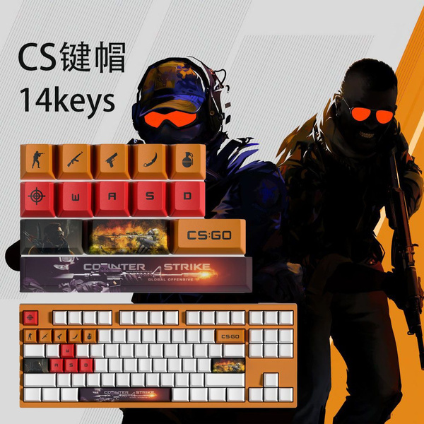 CS:GO предмет / Кейкапы для механической клавиатуры/PBT Keycaps 14 ...