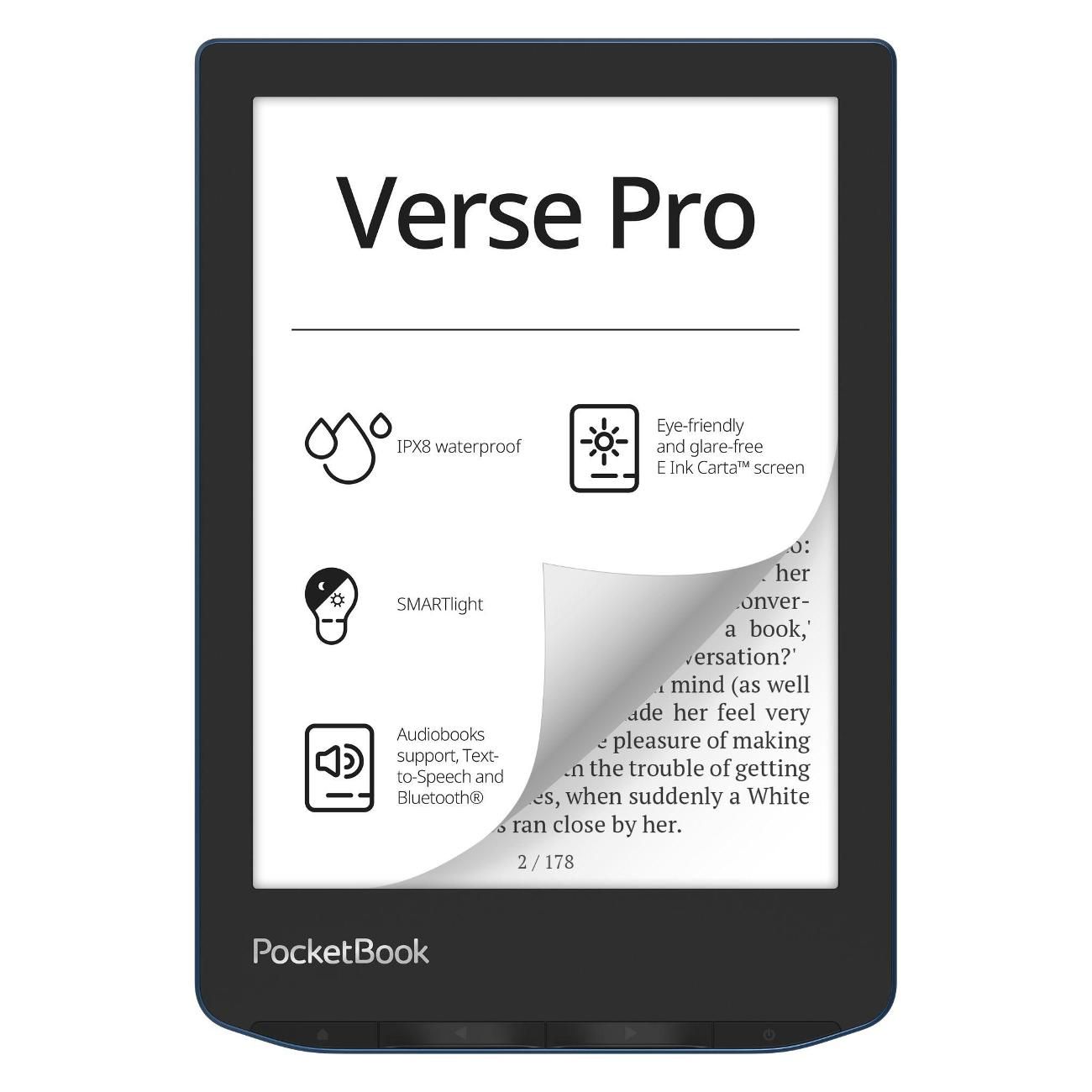 Pocketbook6"Электроннаякнига634VersePro,черный