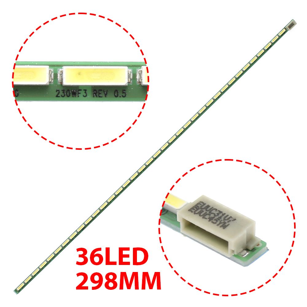 ПодсветкадляматрицыLM230WF5(TL)(H1)LM230WF3маркировка230WF3Rev0.56916L-1916A,298мм36LED(Комплект1планка)