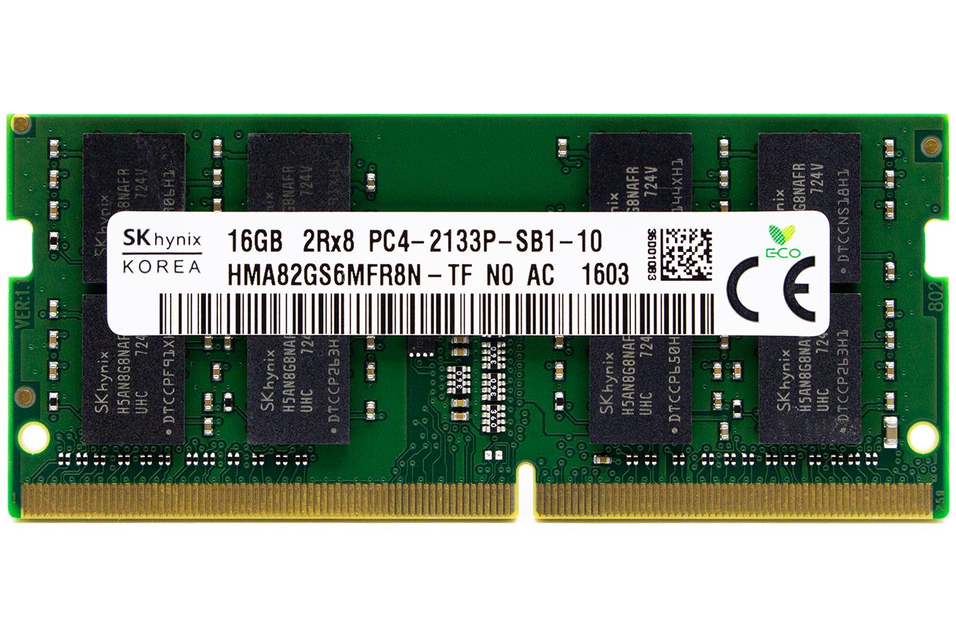 HynixОперативнаяпамятьSODIMMDDR416GBPC170002133МГцHynixHMA82GS6MFR8N-TF1x16ГБ(HMA82GS6MFR8N-TF)