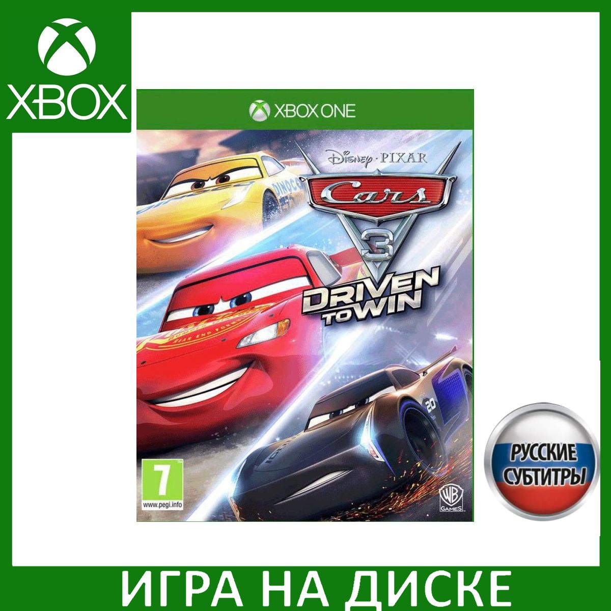 Игра Тачки 3 Навстречу победе (Cars 3 Driven to Win) Xbox One Русская Версия Диск на Xbox One