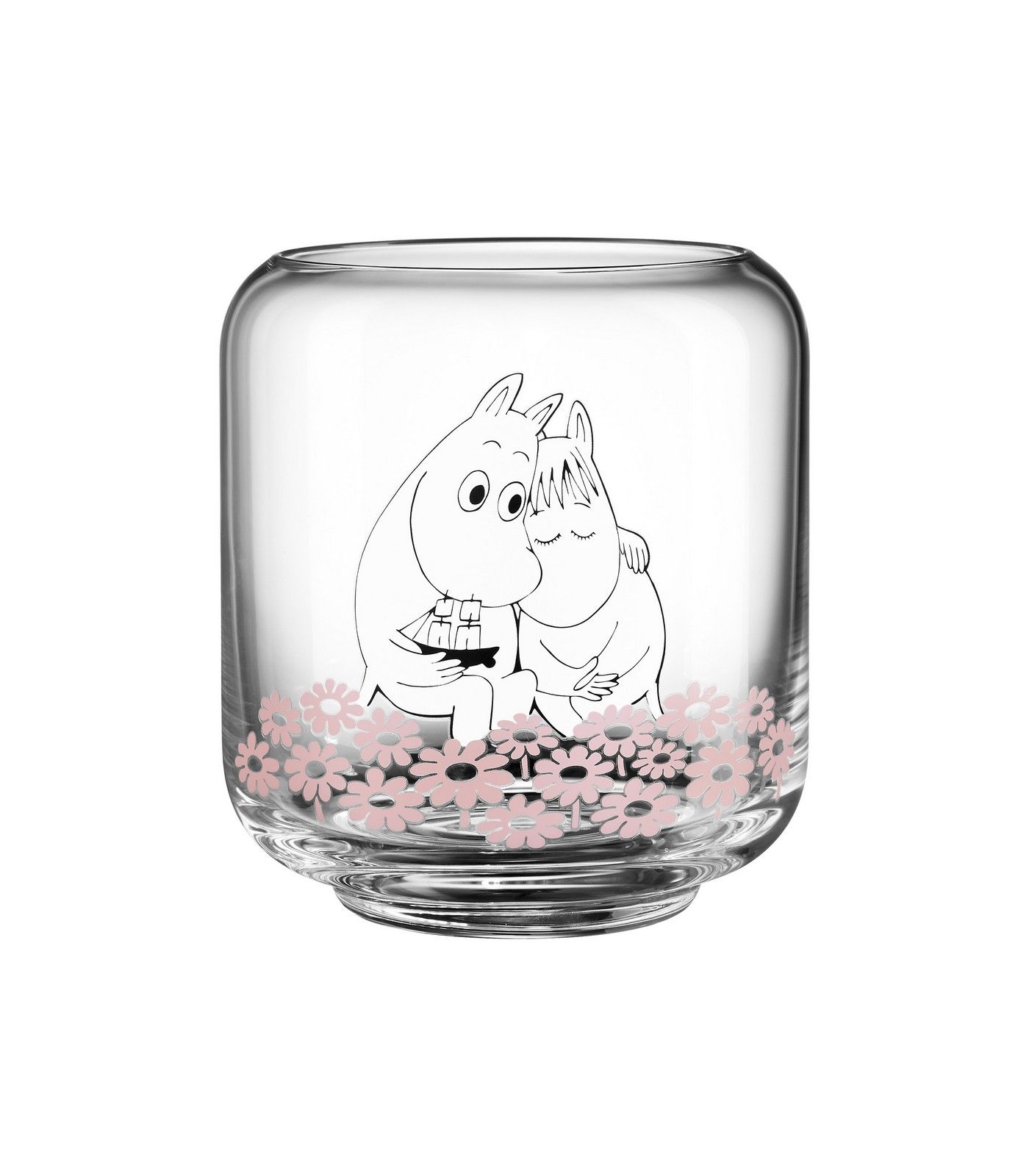 Подсвечник MUURLA Moomin "Вместе", стекло, 10 см.