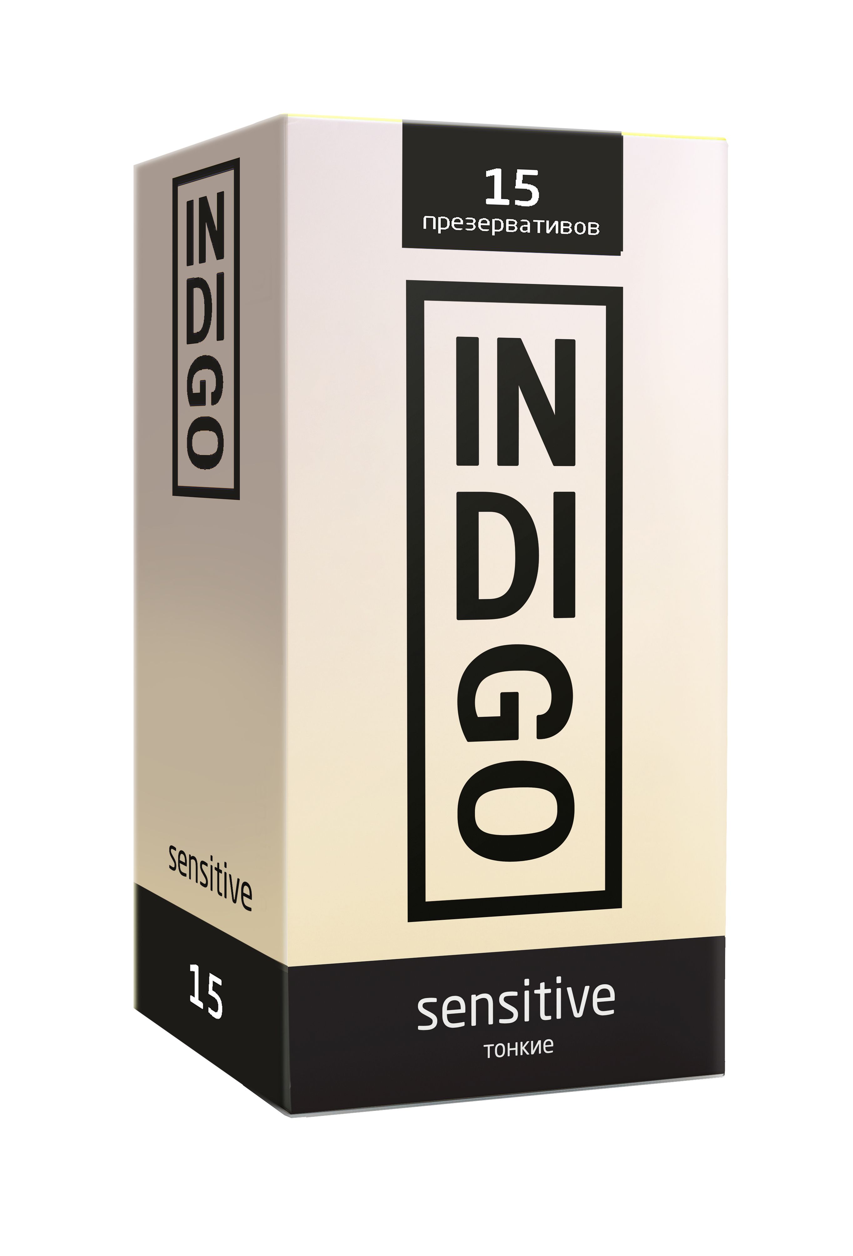 Презервативы INDIGO Sensitive №15 ультратонкие