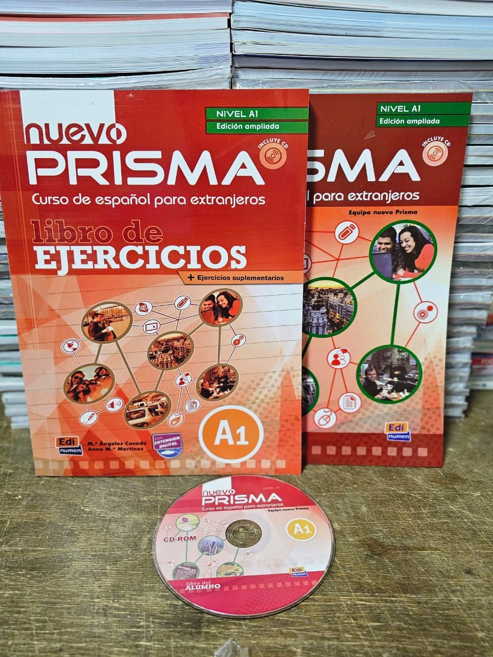 Nuevo prisma: A1: Libro de ejercicios Student's Book + Workbook + CD