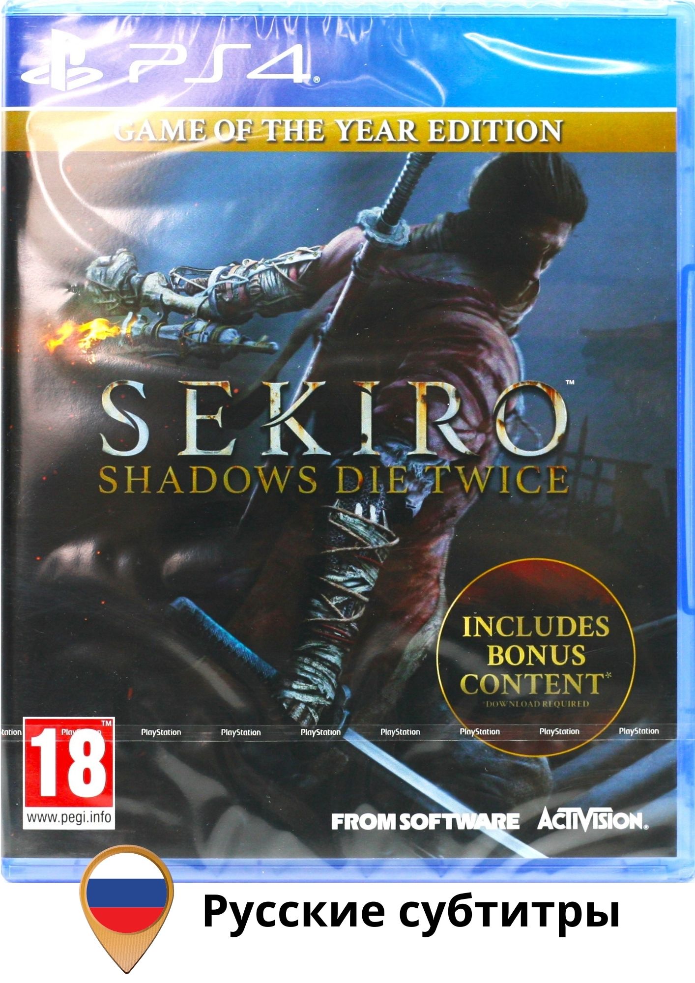 Игра Sekiro Shadows Die Twice PS4 (PlayStation 4, Русские субтитры) купить  по низкой цене с доставкой в интернет-магазине OZON (1421928599)