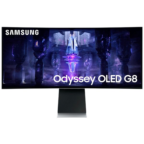 Samsung34"МониторOdysseyOLEDG8LS34BG850SIXCI,серебристый