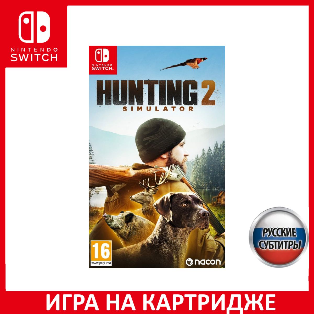 Игра Hunting Simulator 2 Switch Русская Версия Картридж на Nintendo Switch