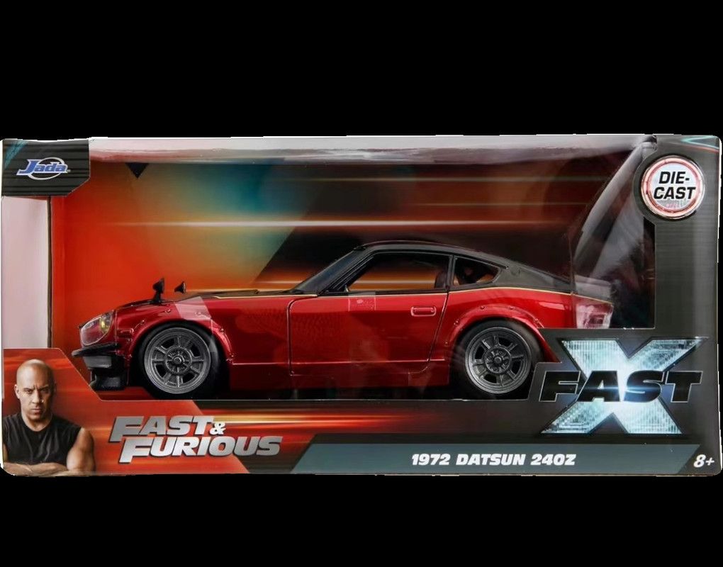 JADA 1:24 Модель автомобиля из сплава,Датсун 240Z,Fast & Furious X Movie