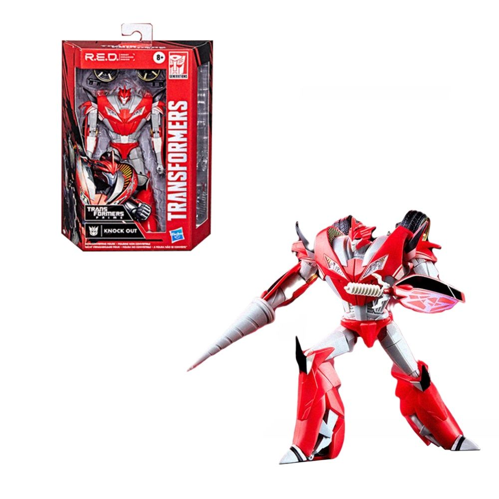 Трансформеры Hasbro Игрушка R.E.D Transformers Prime Knock Out 15cm -  купить с доставкой по выгодным ценам в интернет-магазине OZON (1574424021)