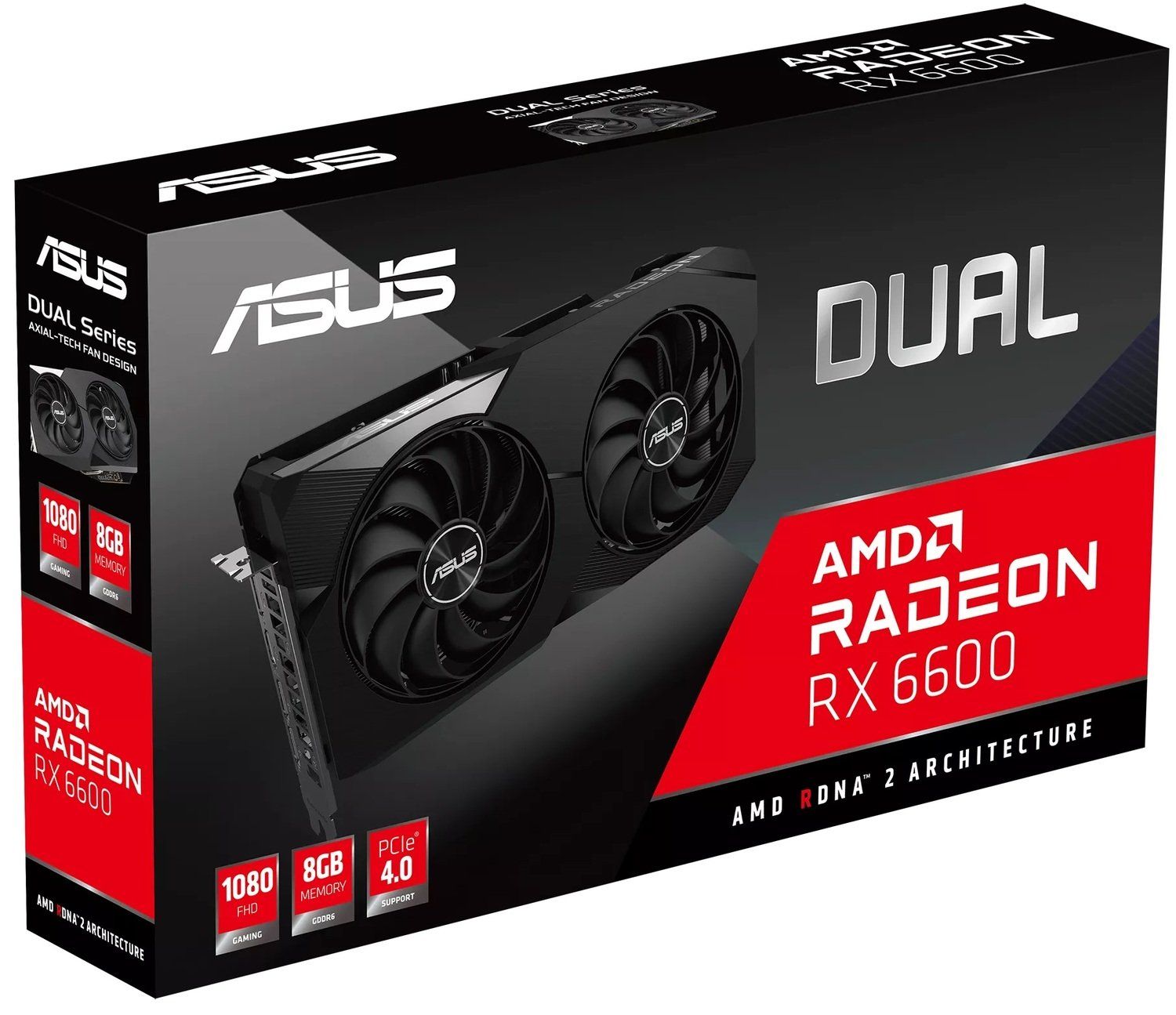 Видеокарта ASUS 8 ГБ PCI Express 4.0 ASUS DUAL Radeon RX6600 DUAL-RX6600-8G  8GB купить c доставкой на OZON по низкой цене (1632051174)