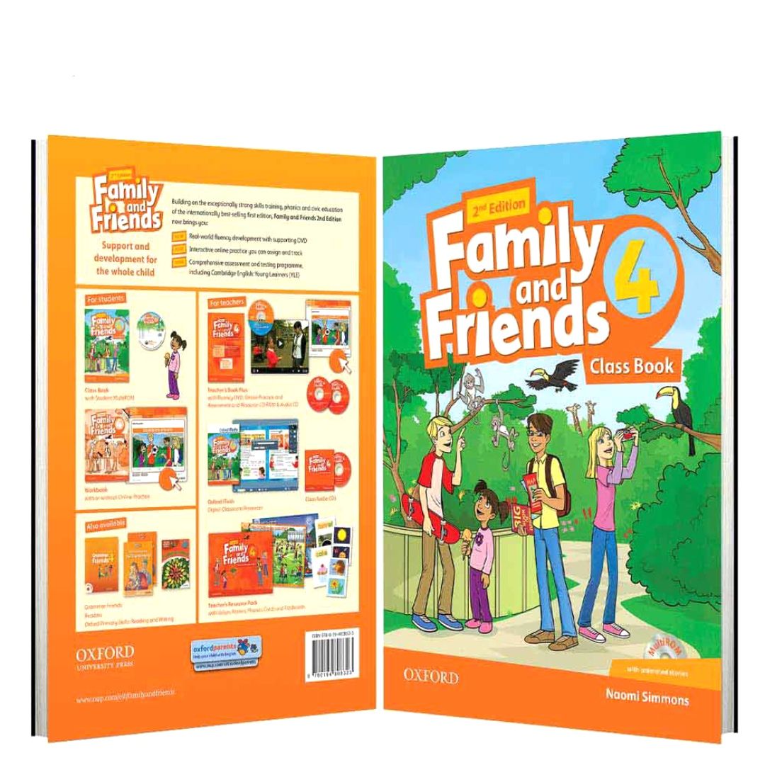 Family and Friends 4 (2nd edition) Class Book + Workbook + CD/DVD)