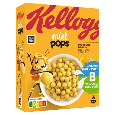 Завтрак сухой хлопья Miel Pops медовые шарики Kellogg's 330г