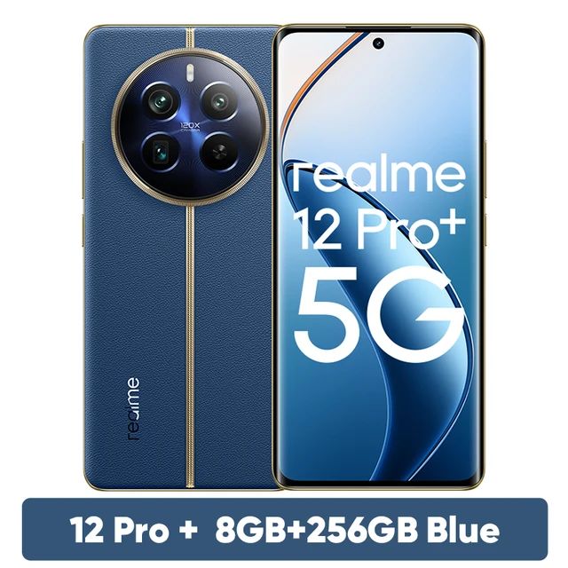 realmeСмартфонRealm12Pro+CN8/256ГБ,синий