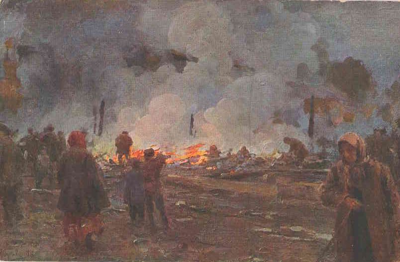 Антикварная открытка "И. Горохов-Догораеть". Россия, 1900-1910