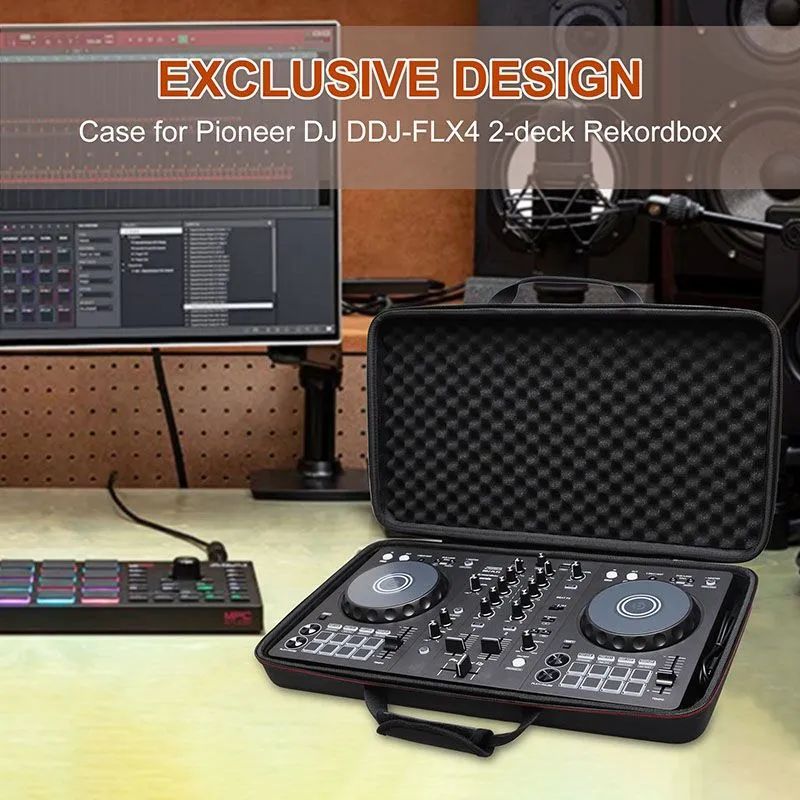 ЖесткийчехолизЭВАдляPioneerDJDDJFLX42deck/Rekordbox400DJControllerНаружнаязащитнаясумкадляхранения(толькочехол)