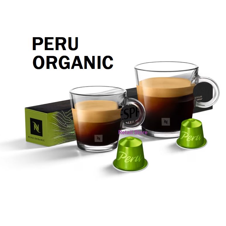 Кофе Nespresso Peru Organic, упаковка 10 капсул