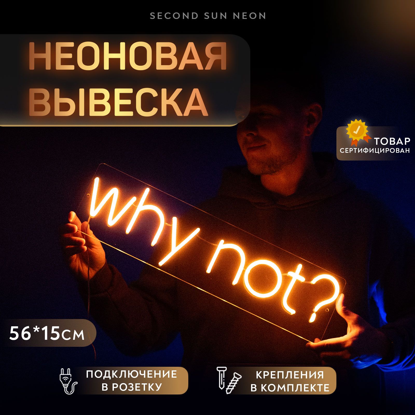 Неоновая вывеска Why Not