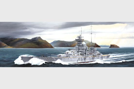 Trumpeter 05766 1/700 Немецкий крейсер Prinz Eugen 1942Корабль